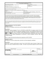 FDAzilla FDA 483 DARI Motion, Overland Park | November 2022
