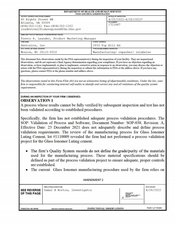 FDAzilla FDA 483 Dentonics, Monroe | April 2022