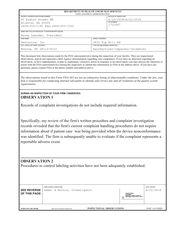 FDAzilla FDA 483 Dentonics, Monroe | June 2018