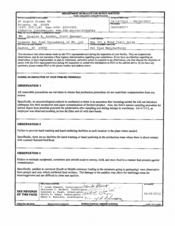 FDAzilla FDA 483 Diamond Pet Food Processors of SC, Gaston | Apr 2012