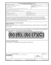 FDAzilla FDA 483 Dr. Louis R. Manara, Voorhees | May 2023