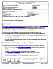 FDAzilla FDA 483 D.R. Pharmacy, Midland | March 2006