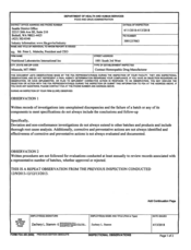 FDAzilla FDA 483 Elite One Source Nutritional Services | Apr 2018