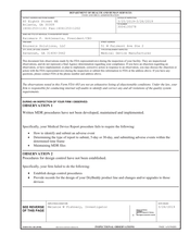 FDAzilla FDA 483 Enuresis Solutions, Savannah | March 2019