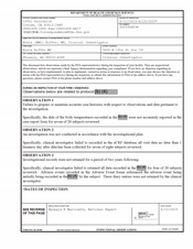 FDAzilla FDA 483 Ernie Riffer MD, Phoenix | June 2023