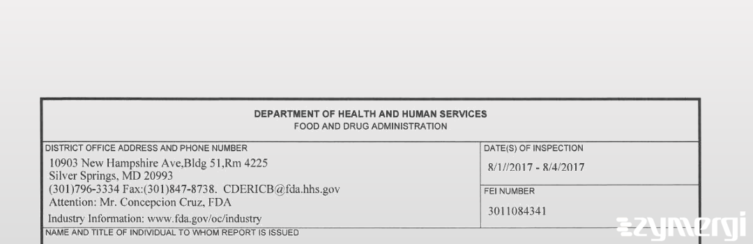FDANews 483 Evertogen Life Sciences Ltd. Aug 4 2017 top