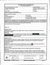 FDAzilla FDA 483 Excellentia International, Edison | February 2015