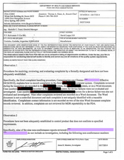 FDAzilla FDA 483 F.P. Rubinstein Y Cia, Cordoba | October 2014