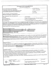 FDA 483 Gadea Biopharma S.L, Leon | October 2018
