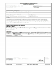FDAzilla FDA 483 Glaxo Operations UK, Ware | September 2019