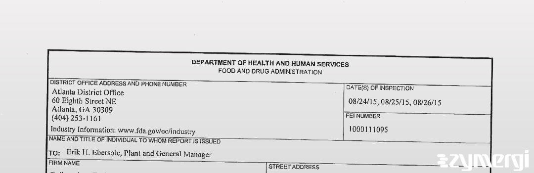 FDANews 483 Gulbrandsen Technologies Aug 26 2015 top