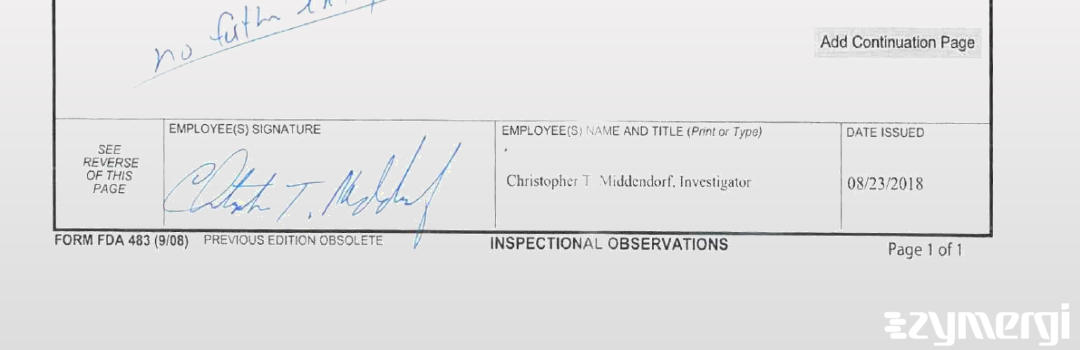 Wayne D. McGrath FDA Investigator 