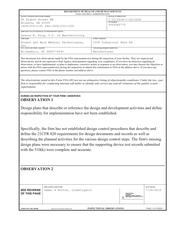 FDAzilla FDA 483 Hinson and Hale Medical Technologies | Jul 2018