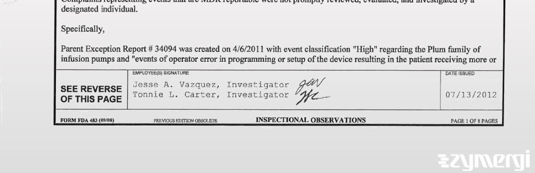 Jesse A. Vazquez FDA Investigator