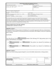 FDAzilla FDA 483 Huaian Zongheng Bio-Tech, Huaian | July 2019