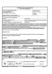 FDAzilla FDA 483 IDT Electronics (Shenzhen, Shenzhen | June 2017