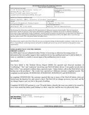FDAzilla FDA 483 Infinite Biomedical Technologies, Baltimore | 2022