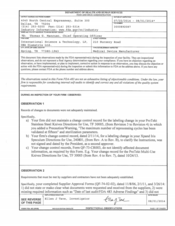 FDAzilla FDA 483 International Science & Technology, , DBA Dia | 2014