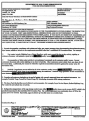 FDAzilla FDA 483 ISE Newberry, Newberry | October 2010