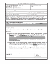 FDAzilla FDA 483 James Thompson, M.D, Falls Church | September 2023