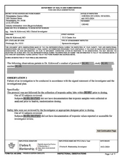 FDAzilla FDA 483 John M. Kirkwood, MD, Pittsburgh | October 2024