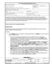 FDAzilla FDA 483 Jones Drug , . dba Reed's Compounding Pharmac | 2015