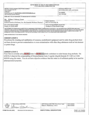 FDAzilla FDA 483 Kalman Health & Wellness, Peoria | June 2018