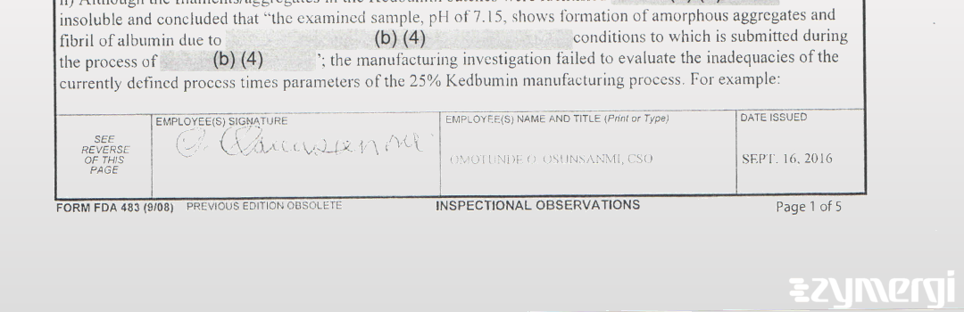 Omotunde O. Osunsanmi FDA Investigator