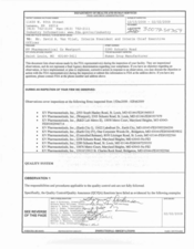 FDAzilla FDA 483 Kv Pharmaceutical, Saint Louis | February 2009