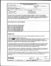 FDAzilla FDA 483 L. Perrigo, Allegan | July 2005