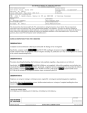 FDAzilla FDA 483 L. Perrigo, Allegan | March 2006