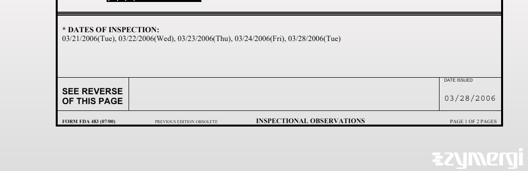 Martha Sullivan Myrick FDA Investigator 