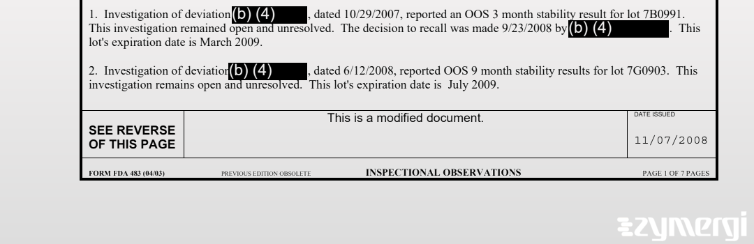 Regina T. Brown FDA Investigator Patsy J. Domingo FDA Investigator Caroline H. Le FDA Investigator