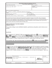 FDAzilla FDA 483 Laboratoires Clarins, Pontoise | September 2018