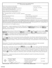 FDA 483 Lupin  (Biotech Division, Pune | October 2022