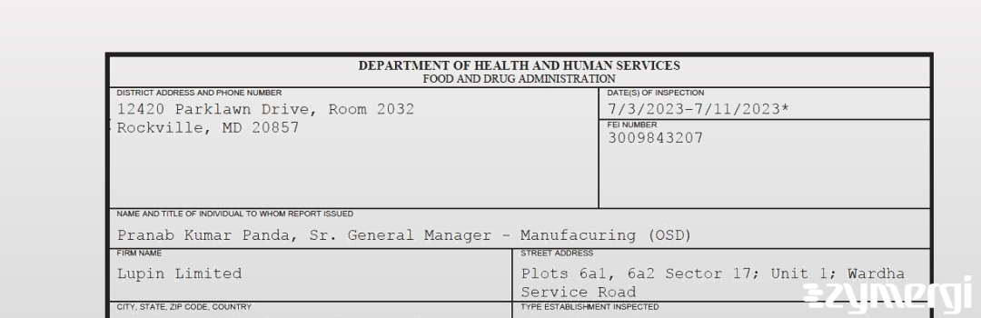 FDANews 483 Lupin Limited Jul 11 2023 top