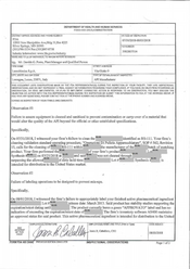 FDAzilla FDA 483 Lusochimica S.p.A, Lomagna | August 2018