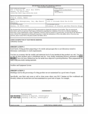 FDAzilla FDA 483 Maple Rose Enterprises, , dba Pencol Pharmacy | 2019