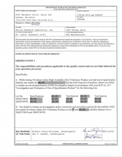 FDAzilla FDA 483 Marcus Research Lab, Saint Louis | December 2019