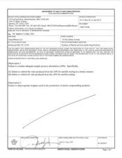 FDAzilla FDA 483 MasterPharm, South Richmond Hill | January 2017
