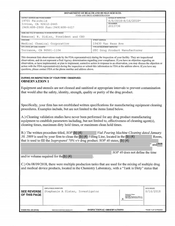 FDAzilla FDA 483 Medical Chemical, Torrance | August 2018