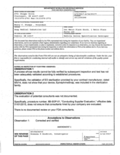 FDAzilla FDA 483  Medical, Dublin | April 2017