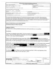 FDAzilla FDA 483 Medivative Technologies, Indianapolis | October 2015