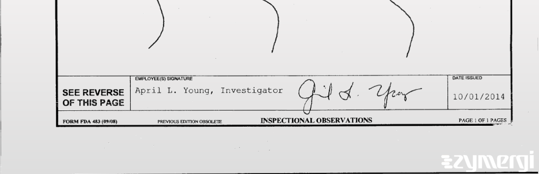 April L. Young FDA Investigator 