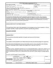 FDAzilla FDA 483 Meridian Medical Technologies a Pfizer | Nov 2014