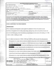 FDAzilla FDA 483 Mid-states Closeouts, Ellsworth | December 2009