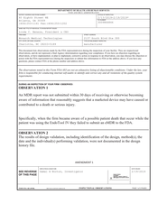 FDAzilla FDA 483 Monarch Medical Technologies, Charlotte | Feb 2019