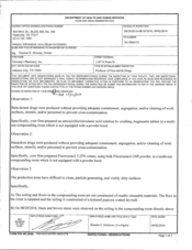 FDAzilla FDA 483 Mooney's Pharmacy, Johnson City | September 2016