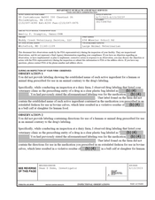 FDAzilla FDA 483 Muddy Creek Veterinary Service, Whiteford | Jun 2023