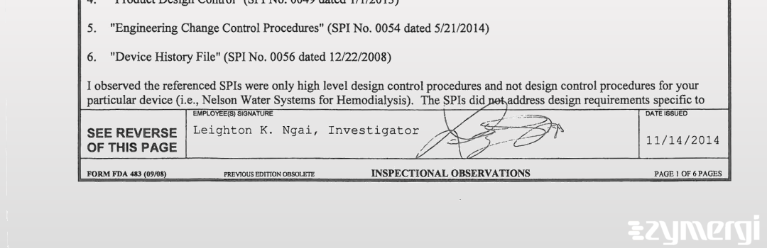 Leighton K. Ngai FDA Investigator